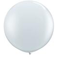 Mayflower Distributing 36 in. Diamond Clear Latex Balloon 52101